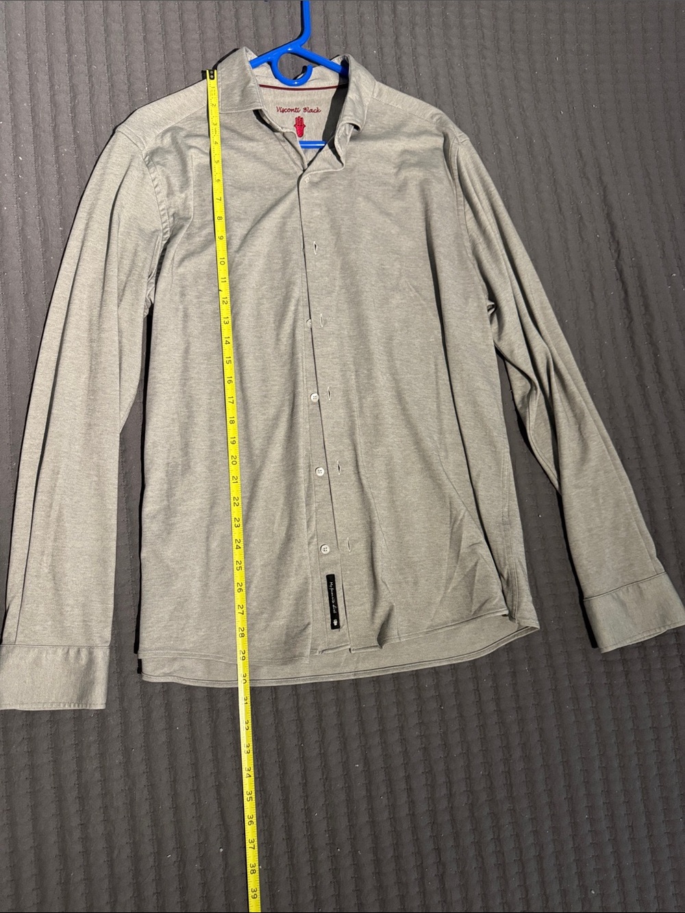 Vince Camuto Men's Button-Down Shirt in Light Gray